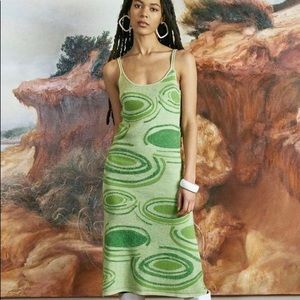 House of Sunny Green Hockney Dress